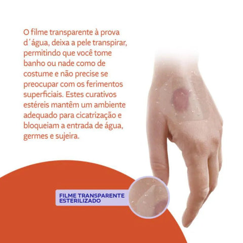 Curativo Cremer Advance à Prova d'água 6cm X 7cm - 4 Unidades