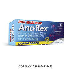 Ana-Flex 35mg + 300mg + 50mg - 30 Unidades - Comprimido