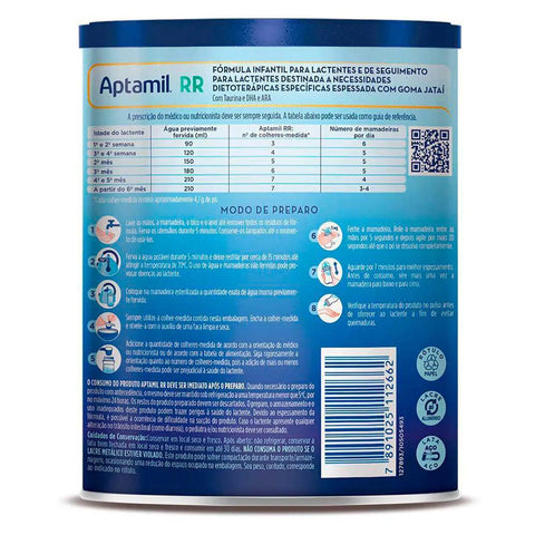 Fórmula Infantil Aptamil Ar - 800 g
