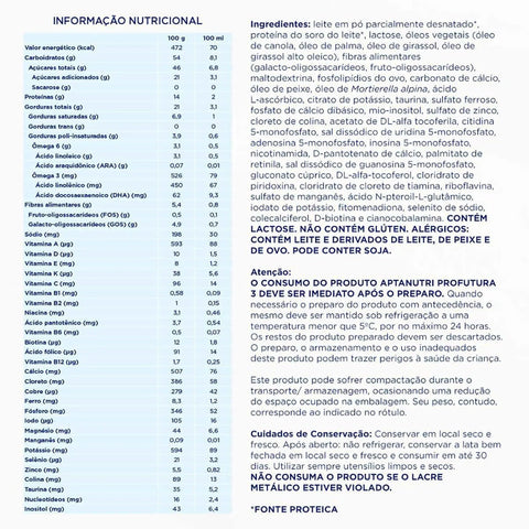 Fórmula Infantil Aptanutri Profutura 3 - 800 g