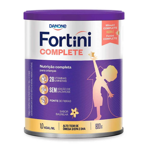 Fórmula Infantil Fortini Complete Sabor Baunilha - 800 g