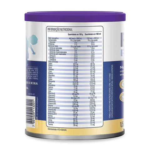 Fórmula Infantil Fortini Plus Zero Lactose Sabor Baunilha - 400 g