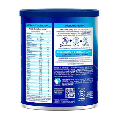 Fórmula Infantil Milnutri Premium Tradicional - 800 g