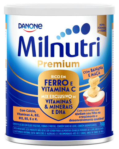 Fórmula Infantil Milnutri Premium Vitamina de Frutas - 760 g