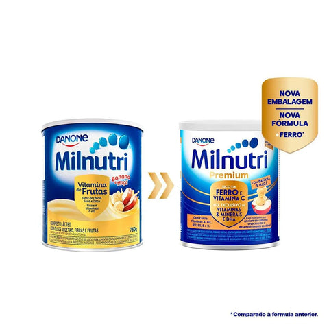 Fórmula Infantil Milnutri Premium Vitamina de Frutas - 760 g
