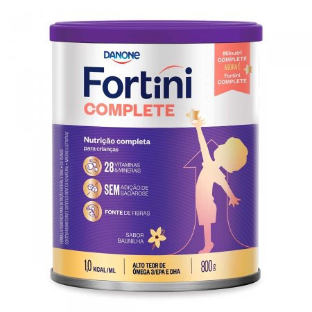 Fórmula Infantil Fortini Complete Sabor Baunilha - 800 g