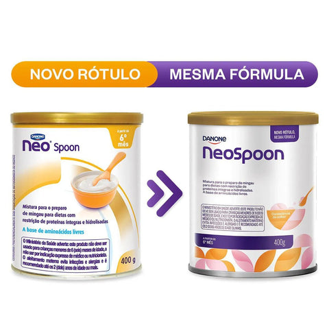 Mistura Para Preparo de Mingau Danone Neospoon 400g