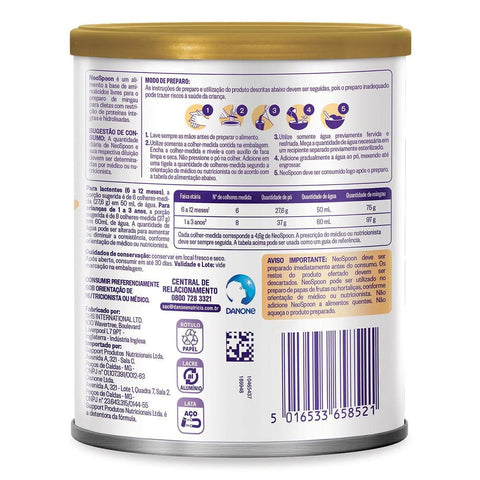 Mistura Para Preparo de Mingau Danone Neospoon 400g
