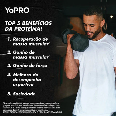 Yopro Bebida Láctea Uht Chocolate 15g de Proteínas 250ml