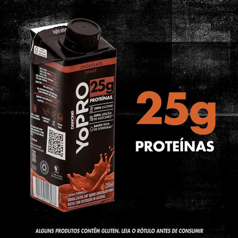 Yopro Bebida Láctea Uht Chocolate 25g de Proteínas 250ml