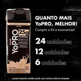 Yopro Bebida Láctea Uht Milkshake de Baunilha 25g de Proteínas 250ml