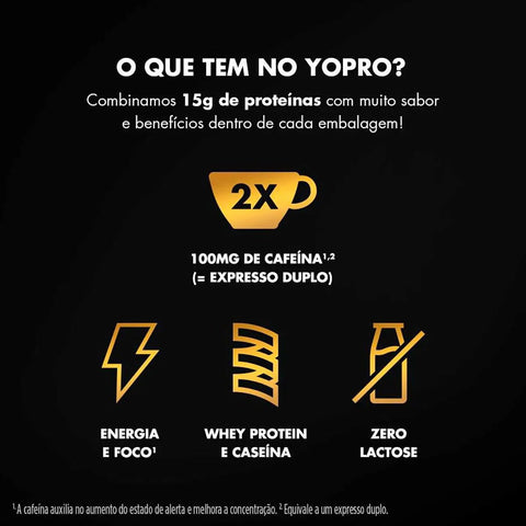 Yopro Energy Boost Uht Café Expresso 15g de Proteínas 250ml