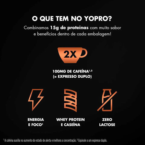 Yopro Energy Boost Uht Cappuccino 15g de Proteínas 250ml