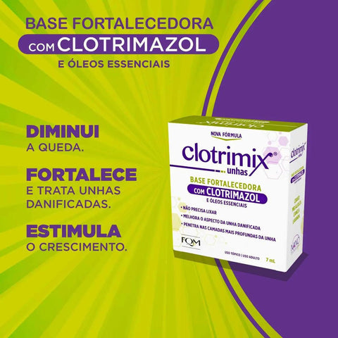 Base Fortalecedora Clotrimix Unhas 7Ml