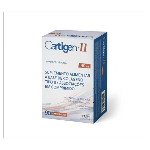 Colágeno Cartigen II (Divcon Pharma) 40mg - 90 Unidades - Comprimido