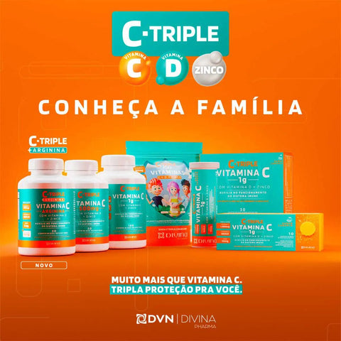 Vitamina C C-Triple 500mg - 100 Unidades - Comprimido