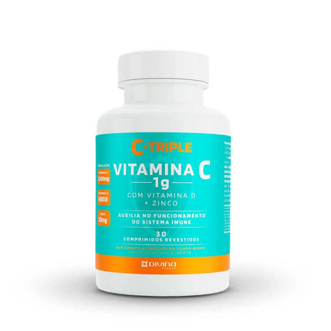 Vitamina C C-Triple 500mg - 30 Unidades - Comprimido