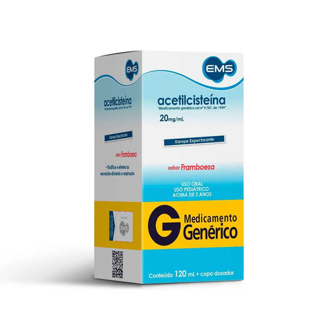 Acetilcisteína (EMS) 20mg/mL - 120 mL - Xarope