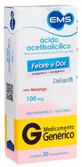 Ácido Acetilsalicílico (EMS)  100mg - 30 Unidades - Comprimido