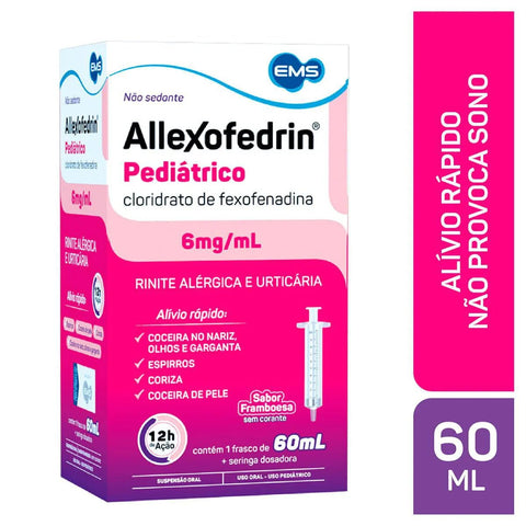 Allexofedrin 6mg/mL - 60 mL - Suspensão