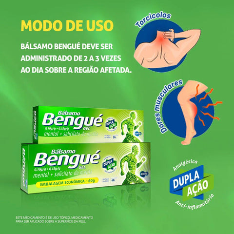 Bálsamo Bengué  0,10g + 0,15g - 60 g - Bálsamo