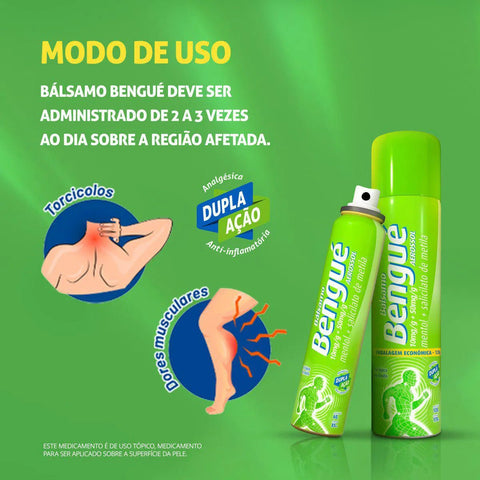 Bálsamo Bengué 50mg/g + 10mg/g - 120 g - Aerosol