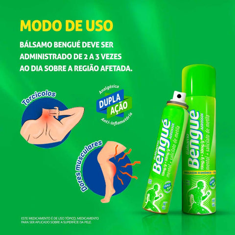 Bálsamo Bengué 50mg/g + 10mg/g - 60 g - Aerosol