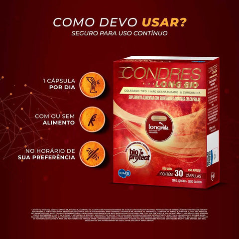 Condres Long Bio (EMS) 30 Unidades - Cápsula