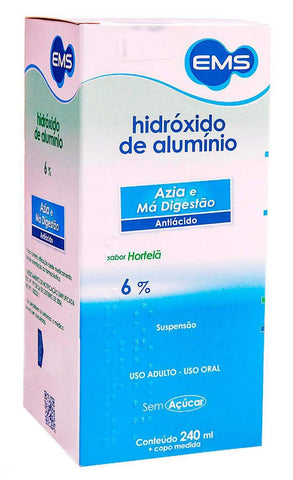 Hidróxido de Alumínio (EMS) 61,5mg/mL - 240 mL - Solução