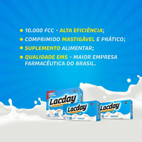 Lacday 10000FCC - 8 Unidades - Tablete