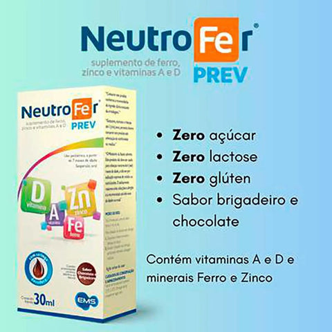Neutrofer Prev 60 mL - Suspensão