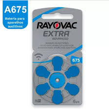 Bateria Auditiva Rayovac Extra Tamanho 675 6 Unidades