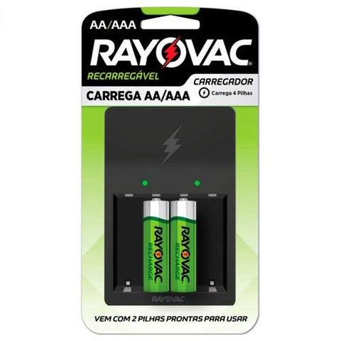 Carregador de Pilha Ps132 com 2 Pilhas Recarregáveis