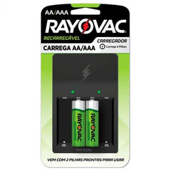 Carregador de Pilha Ps132 com 2 Pilhas Recarregáveis