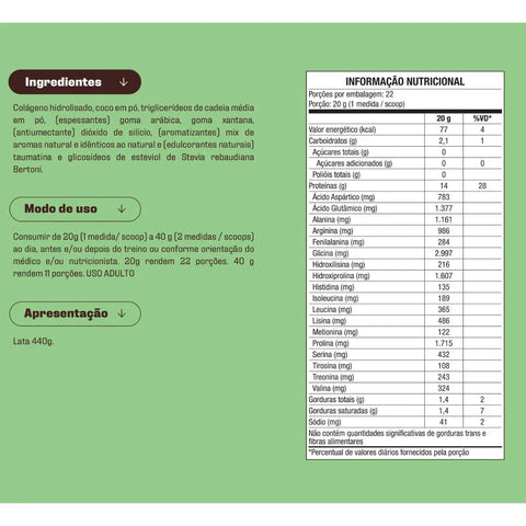 Equaliv Body Protein - Sabor Coco com 440g