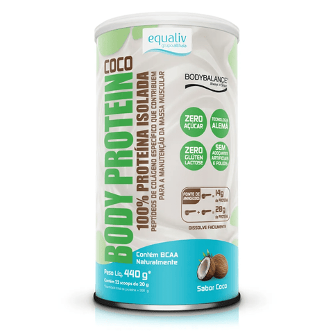 Equaliv Body Protein - Sabor Coco com 440g