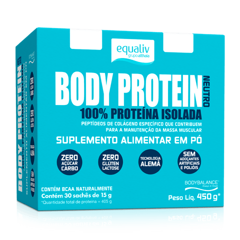 Equaliv Body Protein - Sachê sabor Neutro com 30 x 15g
