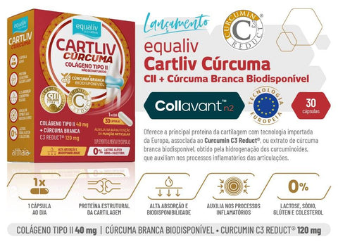 Equaliv Cartliv Cúrcuma com 30 comprimidos