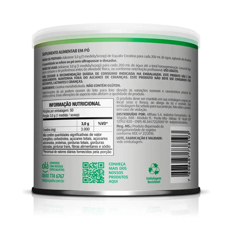 Equaliv Creatina - 150g