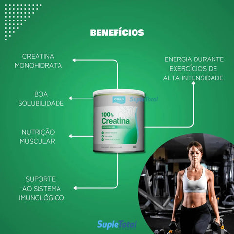 Equaliv Creatina Monohidratada 100% - 300 g