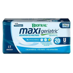 Absorvente Geriátrico Biofral  Maxi - Tamanho Único - 20 Unidades