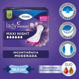 Absorvente Tena Lady Discreet Maxi Night  Sem Abas - 6 Unidades