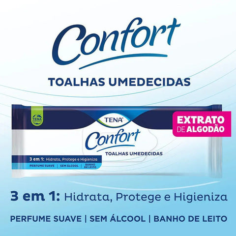 Toalhas Umedecidas Tena  Biofral - 40 Unidades