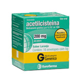 Acetilcisteína (Eurofarma)  200mg/g - 16 x 5 g - Pó