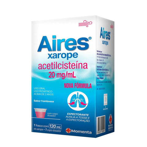 Aires Acetilcisteína 20mg/mL - 120 mL - Xarope