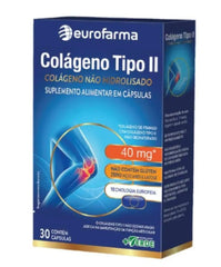Colágeno Não Hidrolisado Tipo II (Eurofarma) 40mg - 30 Unidades - Comprimido