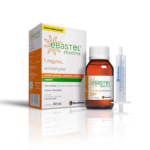 Ebastel 1mg/mL - 60 mL - Solução