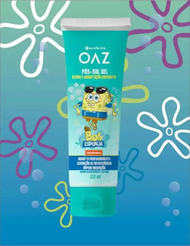 Pós-Sol Infantil Gel Hidratante Oaz Bob Esponja 120ml