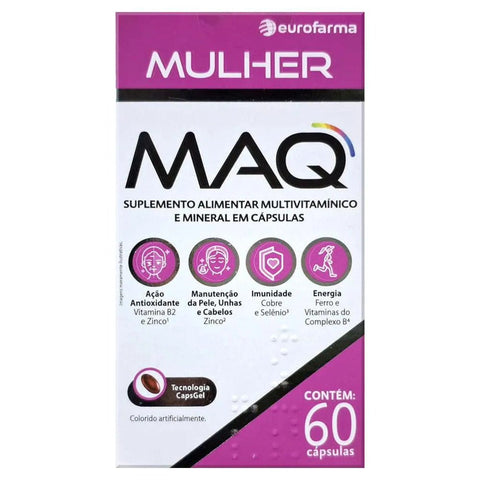 Suplemento Maq Mulher 60 Unidades - Cápsula