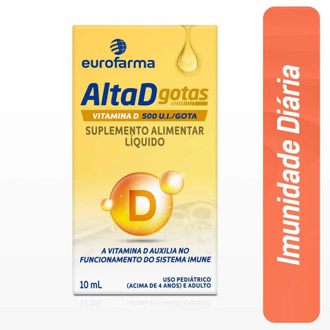 Vitamina D AltaD 500UI - 10 mL - Gotas